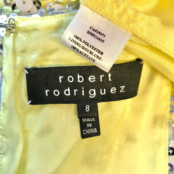 Robert Rodriguez 8 Sequin Disco Party Mini Dress - Picture 11 of 12